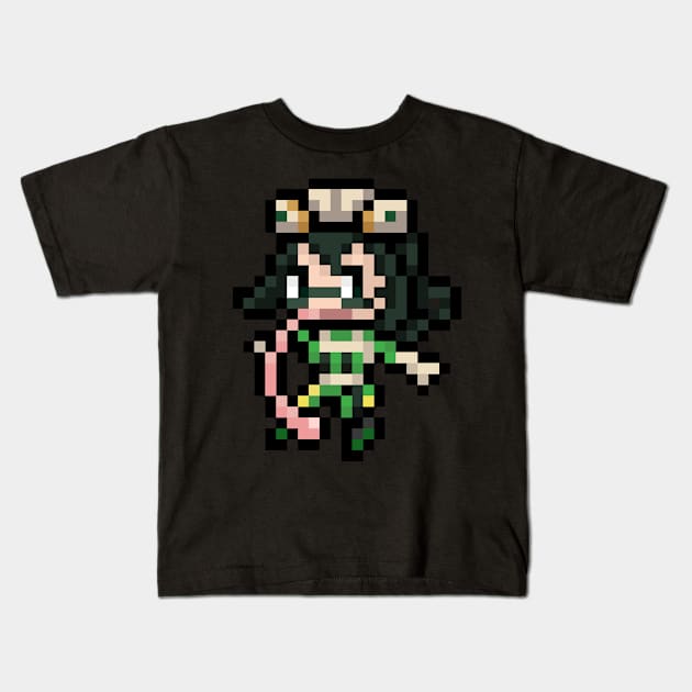 8-Bit Asui Tsuyu Kids T-Shirt by MilotheCorgi